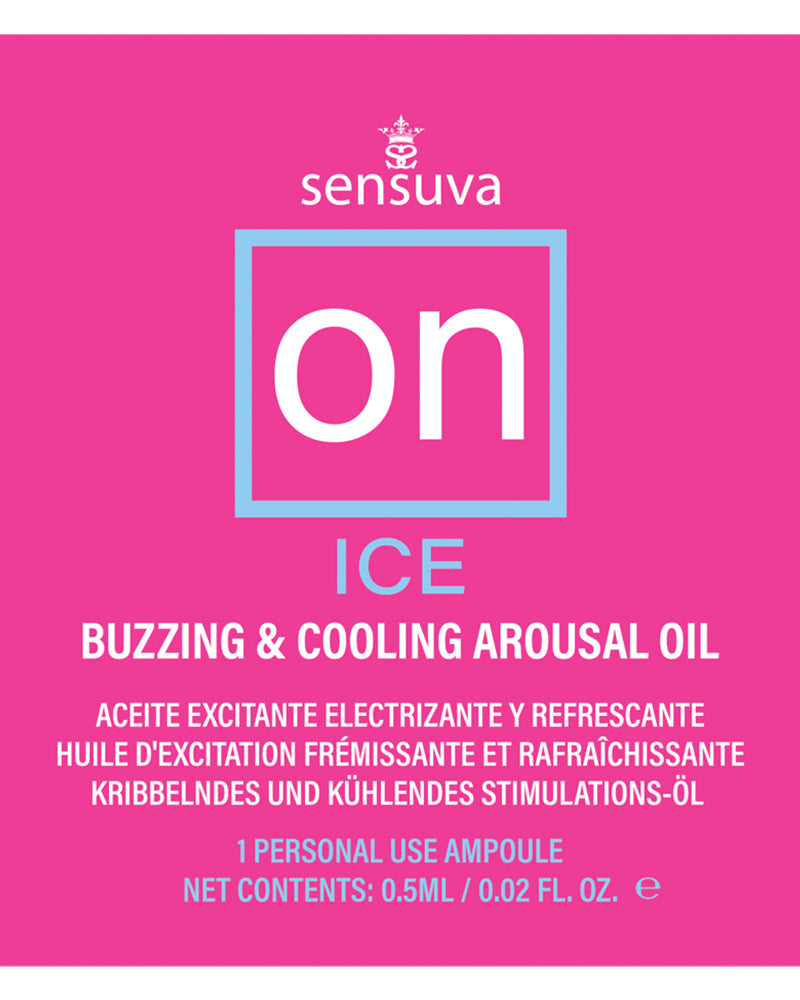 "On Ice Buzzing & Cooling Female Arousal Oil - 0.01 Oz. Ampoule SEN-VL511"