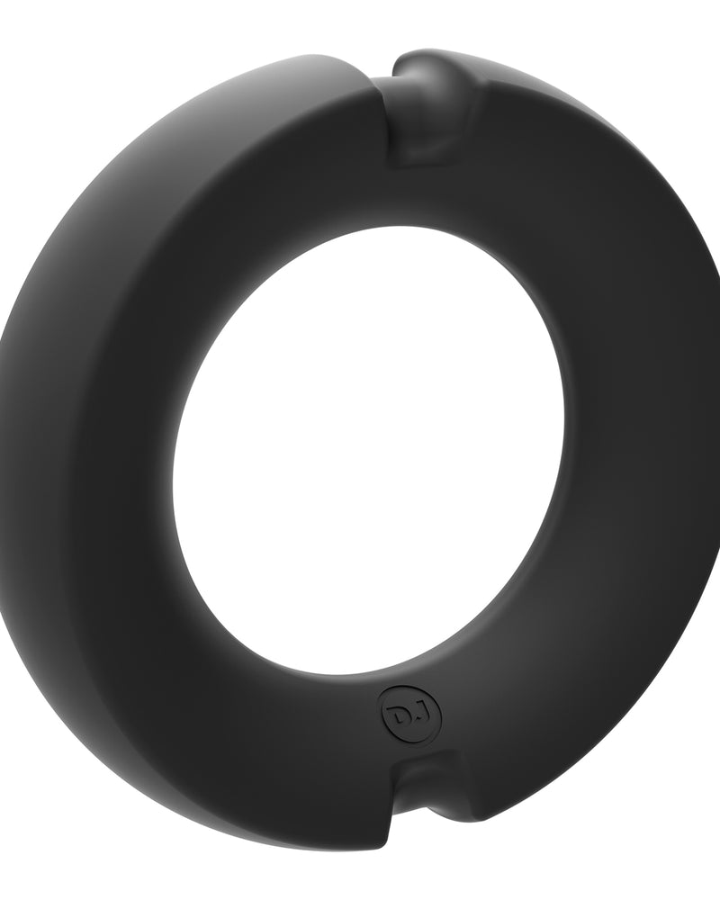 Merci - the Paradox - Silicone Covered Metal Cock Ring - 35mm - Black