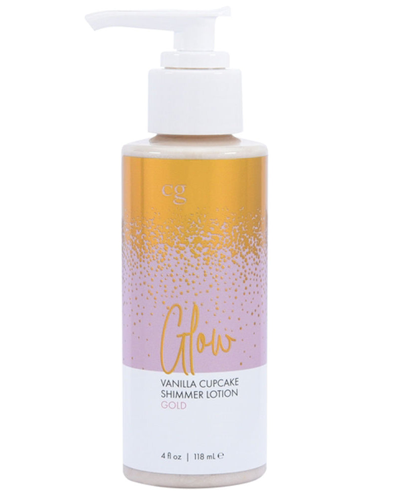 Glow Vanilla Cupcake Shimmer Lotion Gold 4 Oz