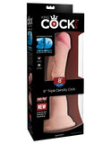 King Cock Plus Triple Density 8 Inch Cock - Light