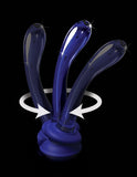 Icicles No. 89 - With Silicone Suction Cup - Blue