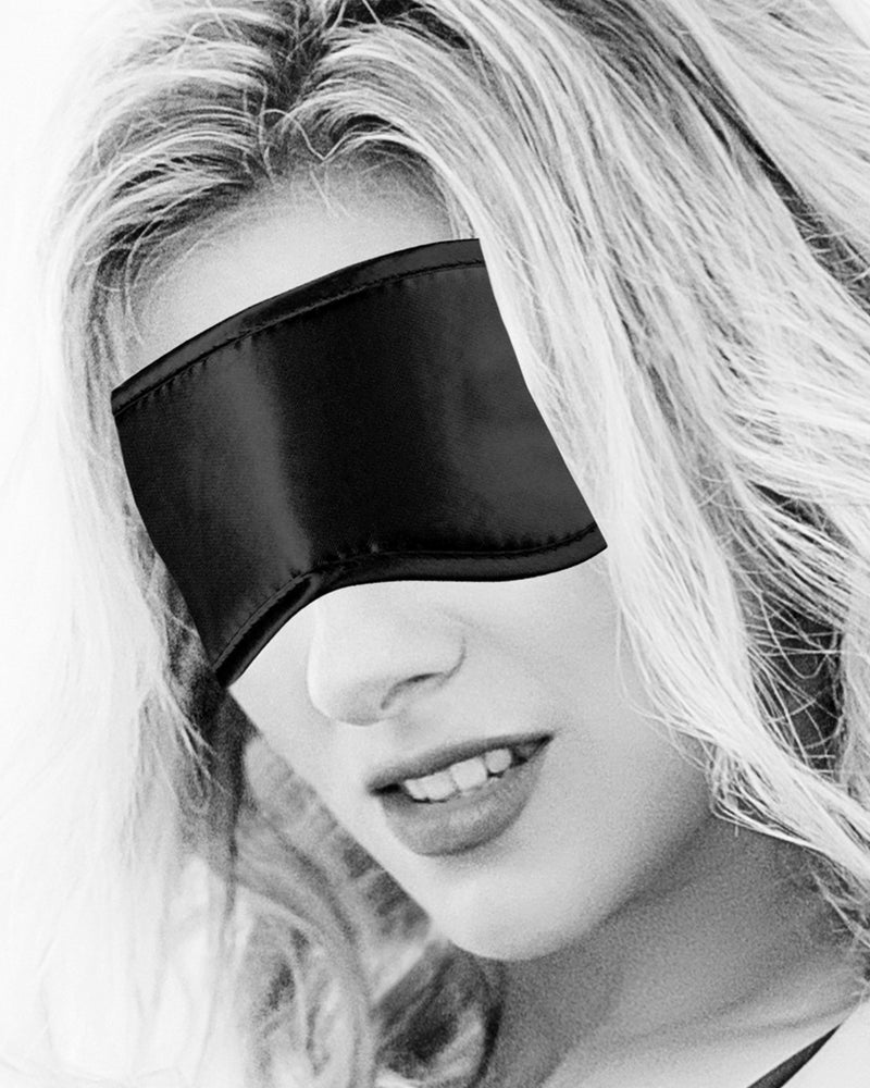 Satin Eye Mask - Black