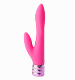 Victoria Crystal Gem Dual Vibrator - Pink