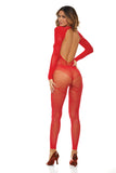 Mad Love Bodystocking - One Size - Red