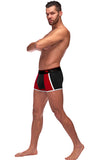 Retro Sport Panel Short - Small - Black/ Red