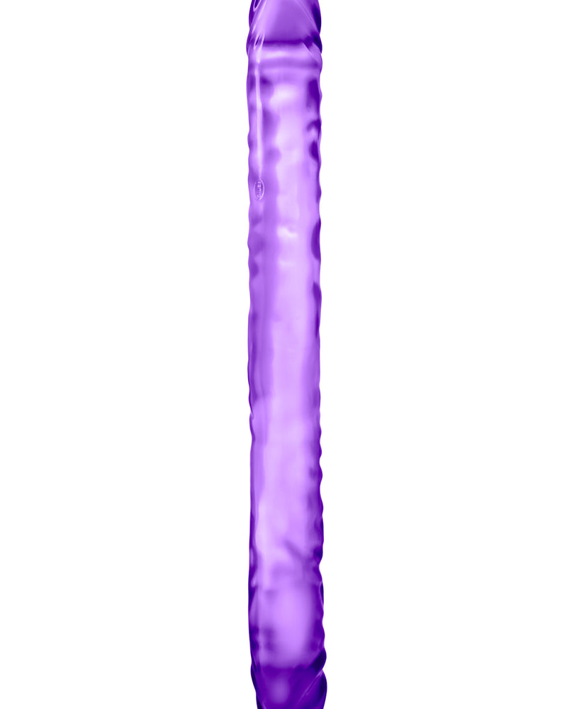 B Yours 18 Inch Double Dildo - Purple