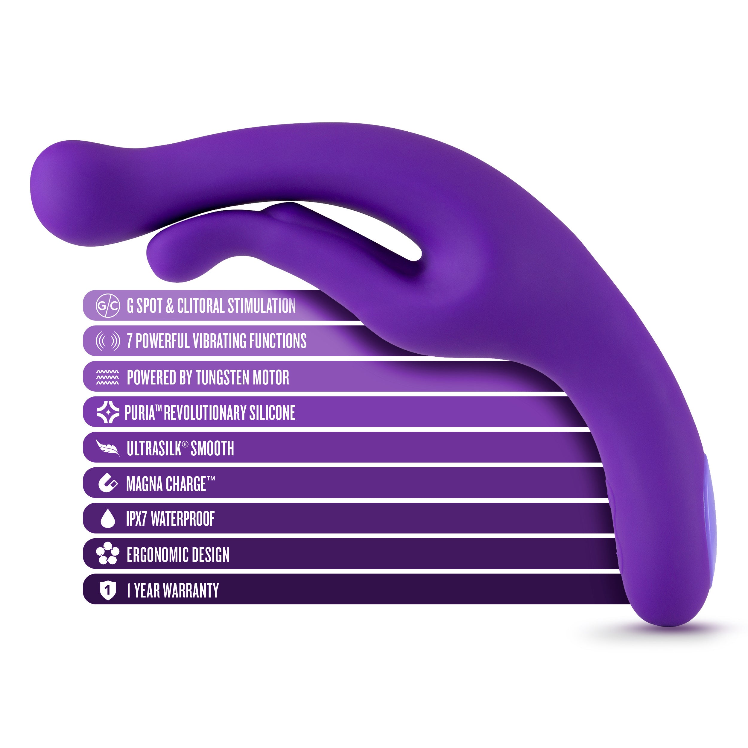 "Wellness - G Wave Vibrator -Purple BL-33701"