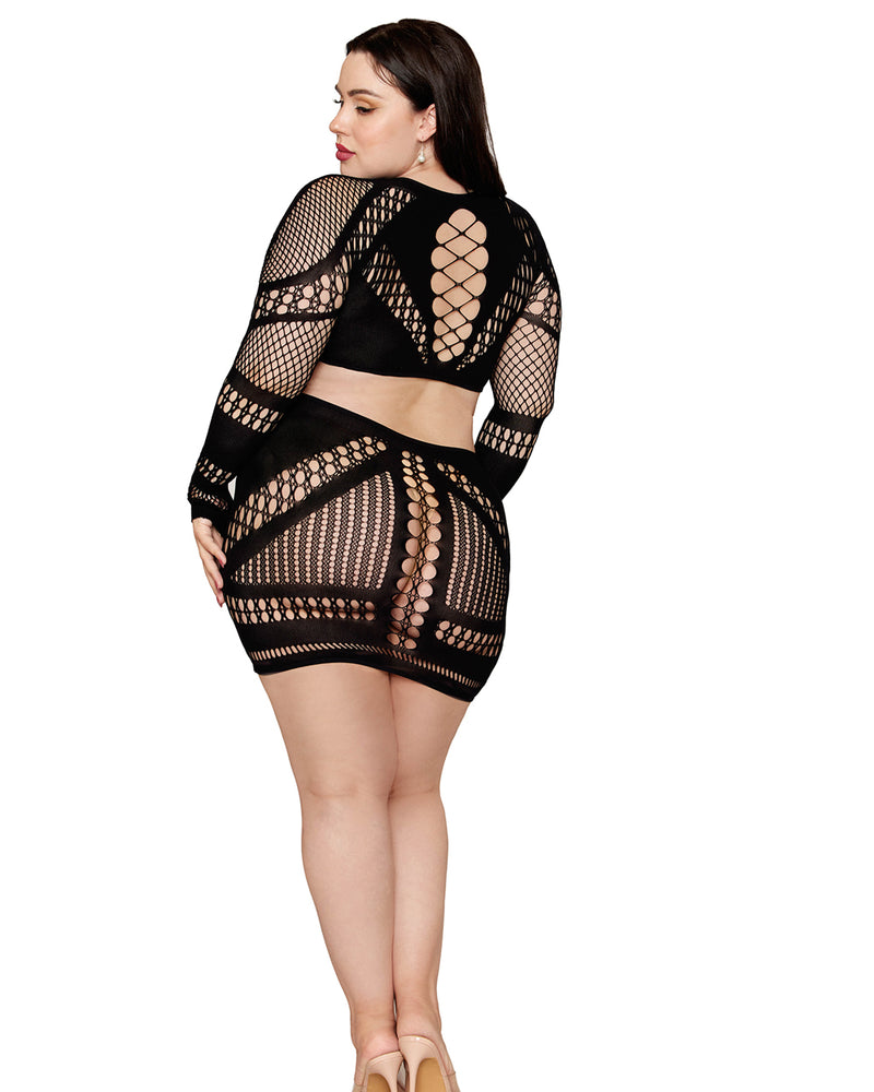 Chemise Dmnd - Queen Size - Black