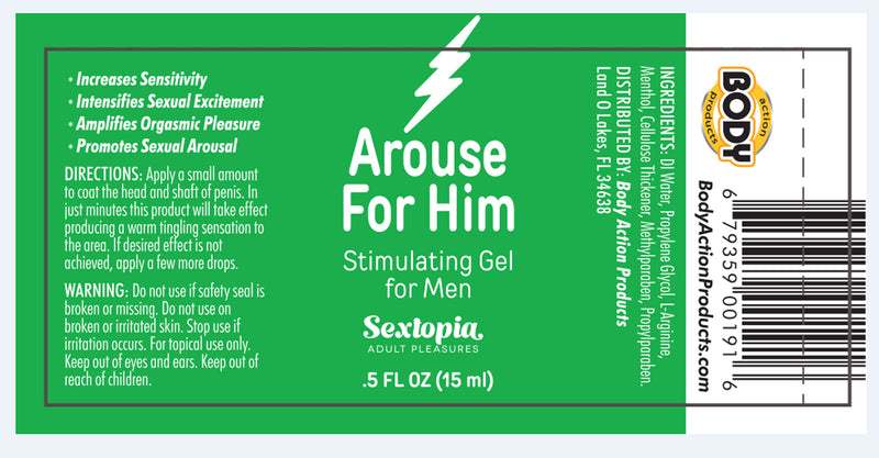 Arouse for Him Stimulating Gel 5 Oz