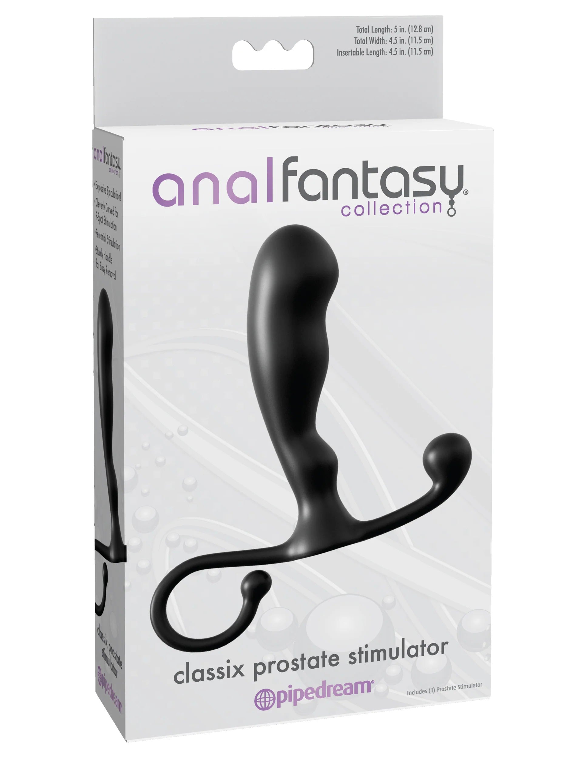 Anal Fantasy Collection Classix Prostate Stimulator - Black