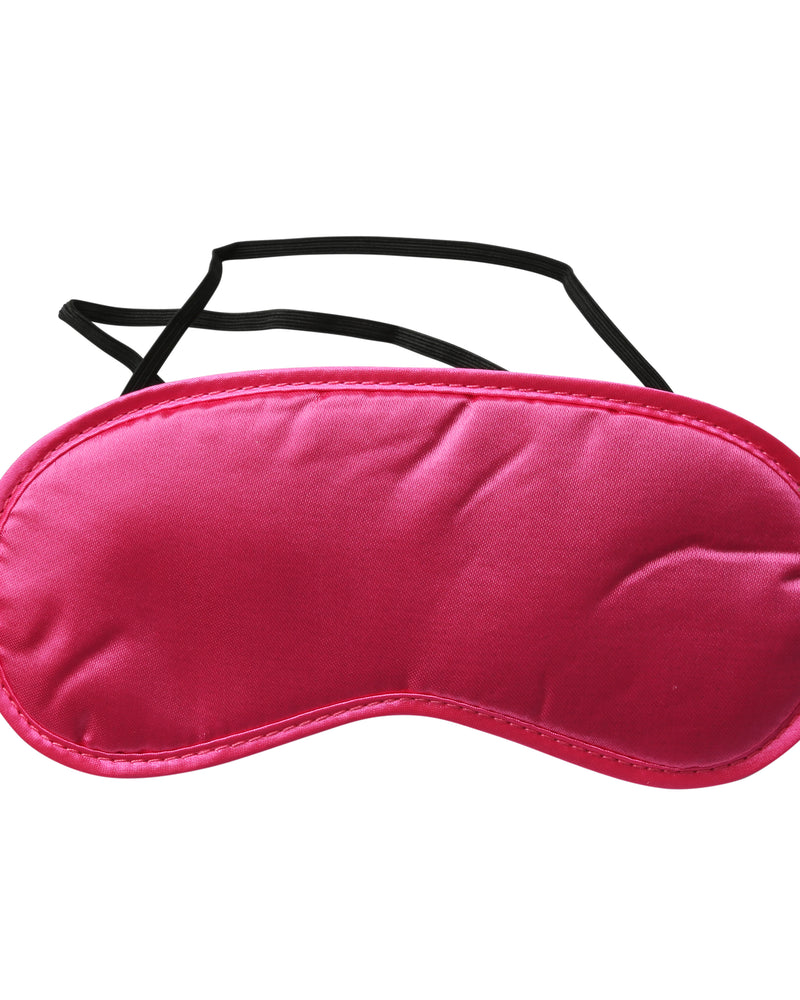 Sex and Mischief Satin Blindfold - Hot Pink