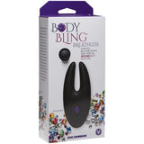 "Body Bling - Clit Cuddler Mini-Vibe in Second Skin Silicone - Purple DJ7018-05-BX"