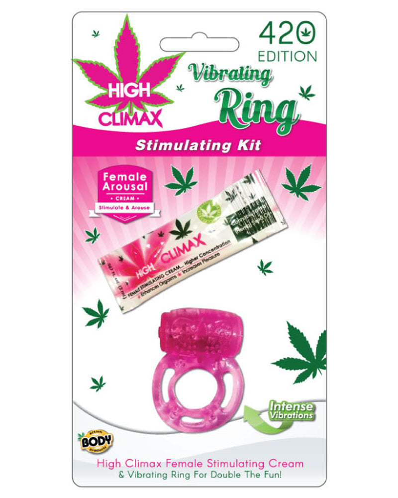 "High Climax Vibrating Ring Stimulating Kit BA-HCVR"