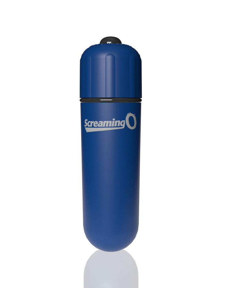Screaming O 4b - Bullet - Super Powered One Touch Vibrating Bullet - Blueberry