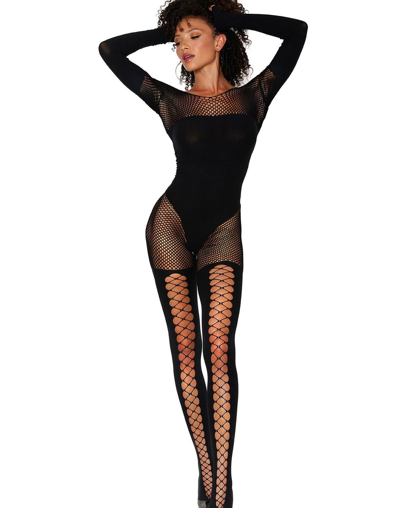 Bodystocking - One Size - Black