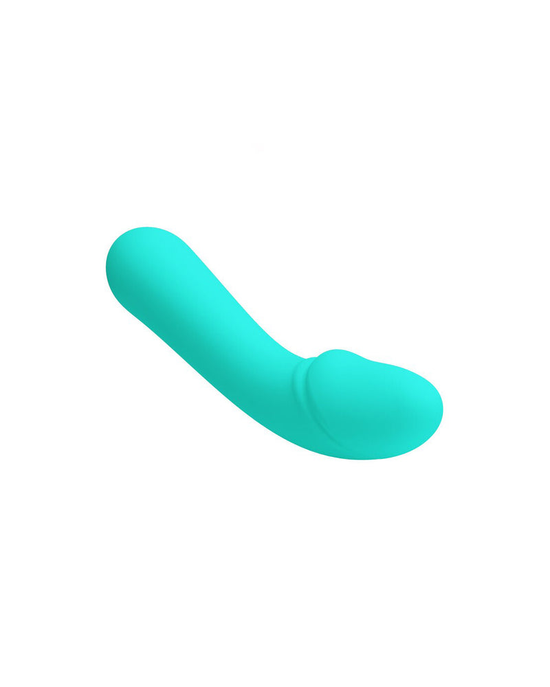 "Cetus Rechargeable Vibrator - Turquoise BI-014723-4"