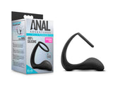 Anal Adventures - Platinum - Cock Ring Plug - Black