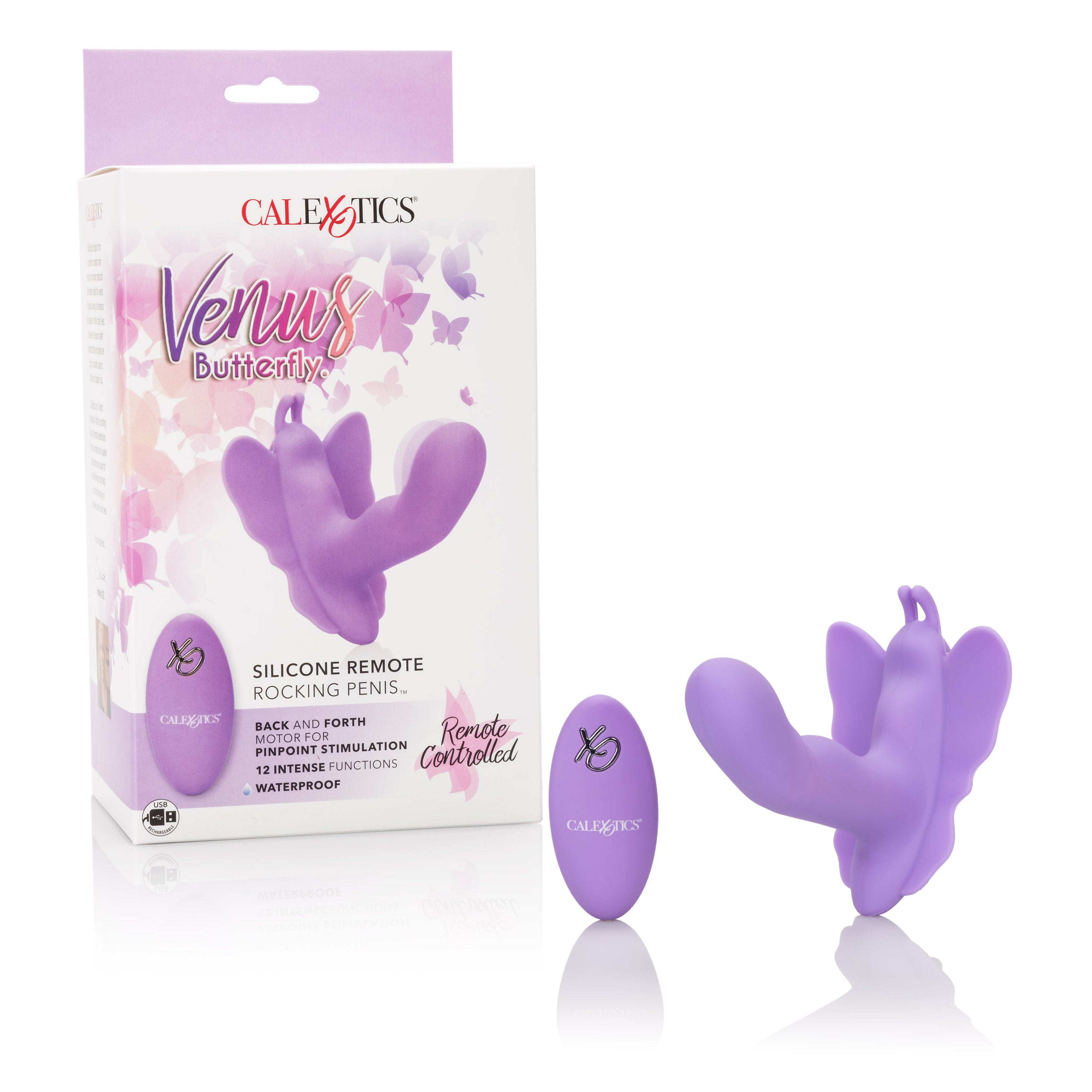 "Venus Butterfly Silicone Remote Rocking Penis SE0583103"