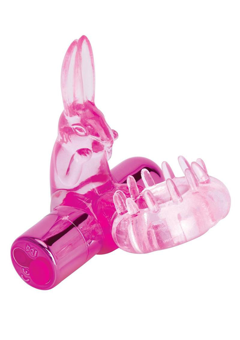 "Bodywand Rechargeable Rabbit Ring - Pink X-BW1500"