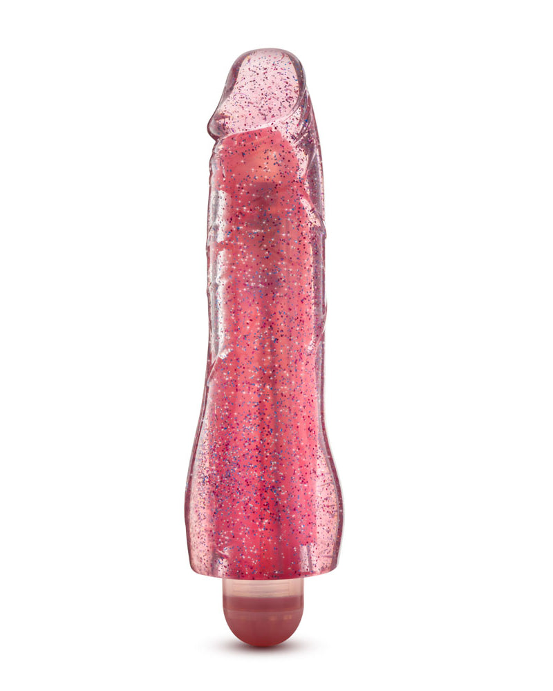 Glow Dicks - Molly Glitter Vibrator - Pink