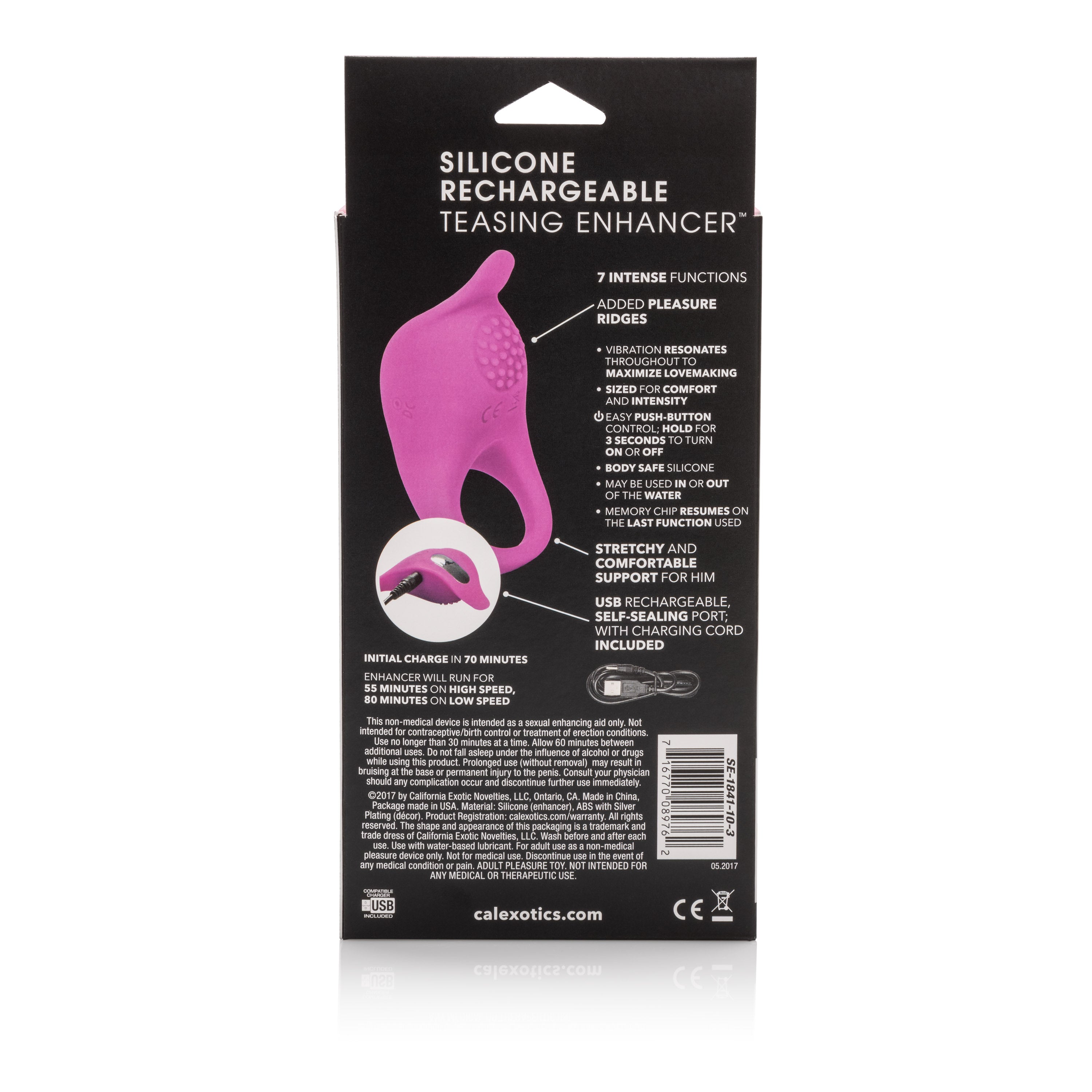 "Silicone Rechargeable Teasing Enhancer SE1841103"