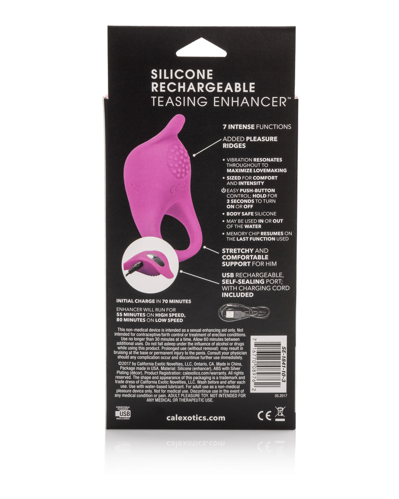 "Silicone Rechargeable Teasing Enhancer SE1841103"