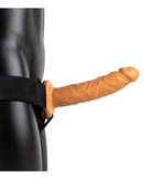 Hollow Strap-on Without Balls 8 Inch - Tan