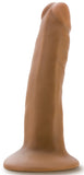 Dr. Skin Silicone - Dr. Lucas - 5 Inch Dong With Suction Cup - Mocha