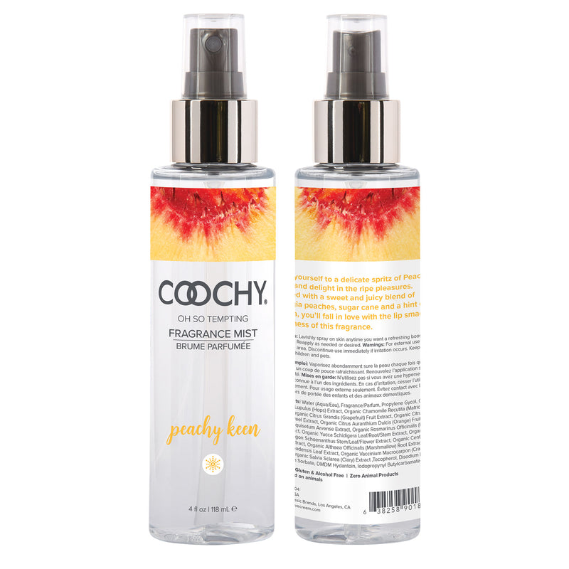 "Coochy Oh So Tempting Fragrance Mist - Peachy Keen - 4 Fl. Oz. COO3014-04"