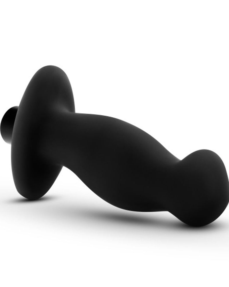 Anal Adventures- Platinum- Silicone Vibrating Prostate Massager 02-Black