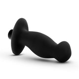 Anal Adventures- Platinum- Silicone Vibrating Prostate Massager 02-Black