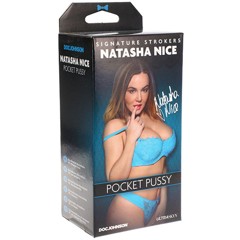 "Signature Strokers - Natasha Nice - Ultraskyn Pocket Pussy DJ5510-23-BX"