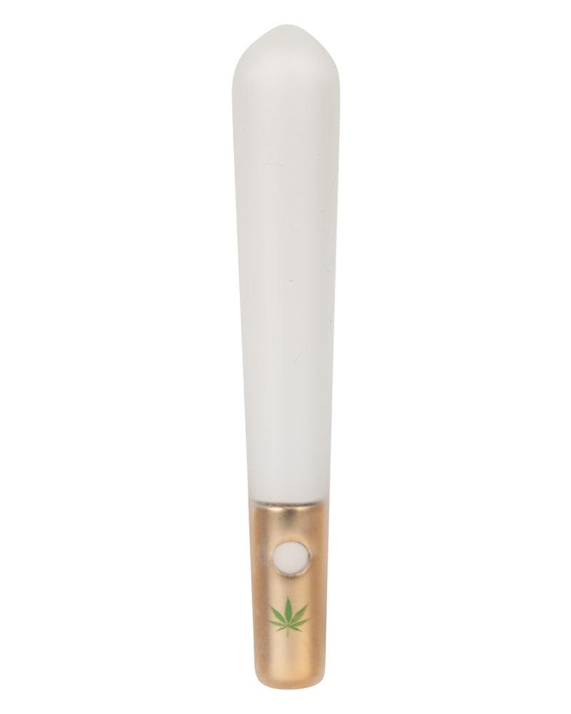 "Naughty Bits Smoke Show Mini Joint Vibe - White SE4410223"