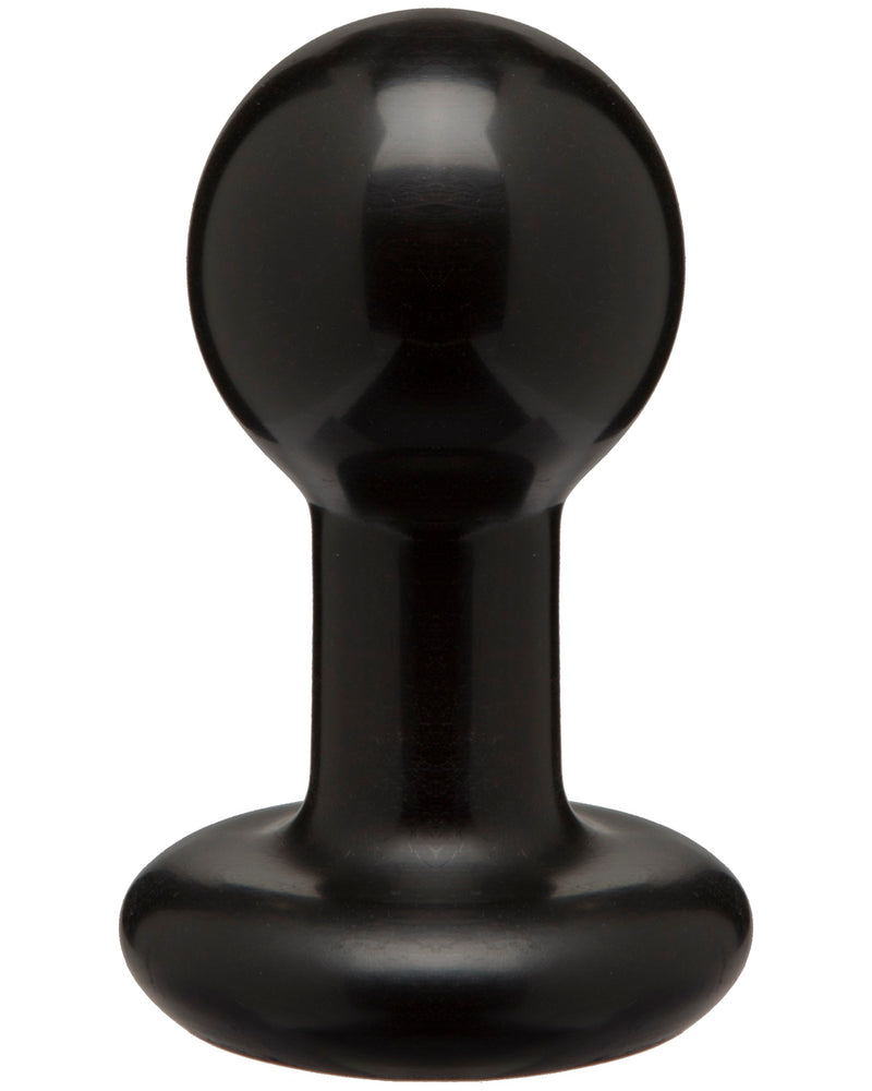 Round Butt Plug - Small - Black