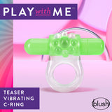 Play With Me  Teaser Vibrating C-Ring  Green