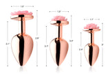 Pink Rose Gold Anal Plug - Large