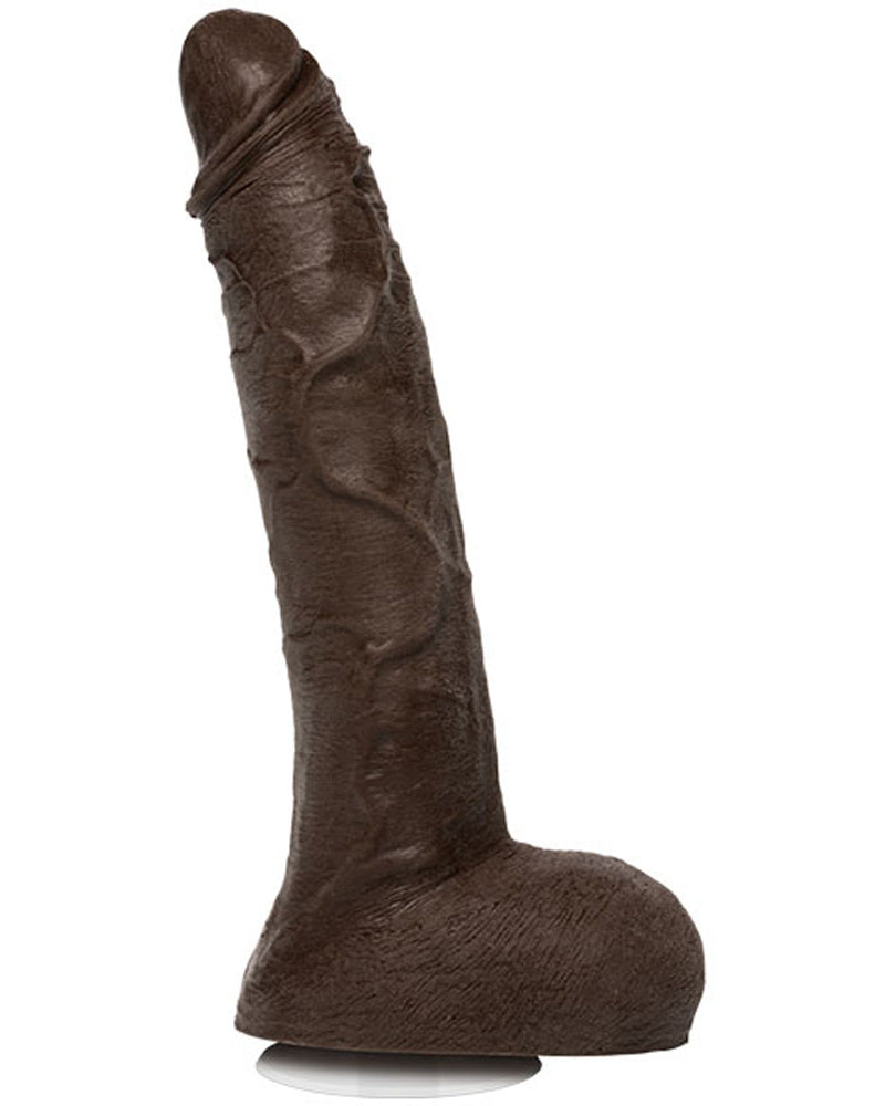 Jason Luv - 10 Inch Ultraskyn Cock With Removable Vac-U-Lock Suction Cup - Chocolate