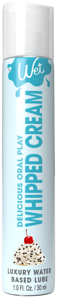"Wet Delicious Oral Play - Whipped Cream - Waterbased Flavored Lubricant 1 Oz WT21542"