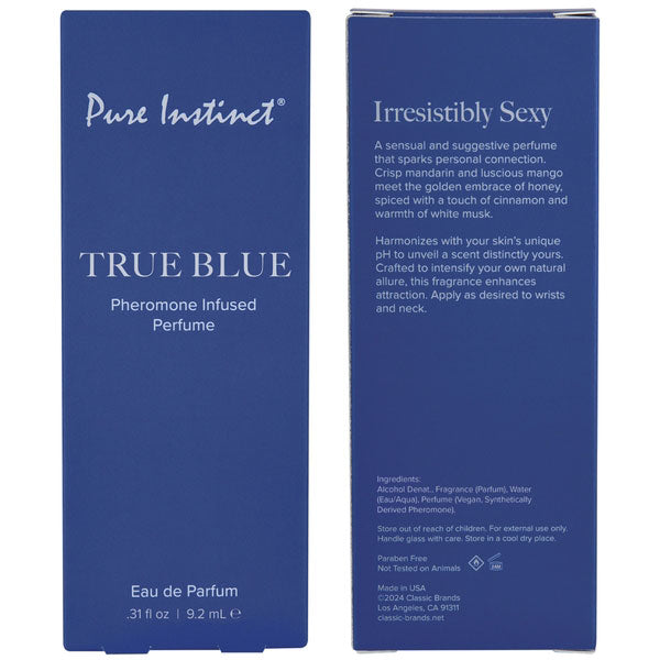 Pure Instinct Pheromone Perfume Spray True Blue 9.2 ml 0.31 Floz