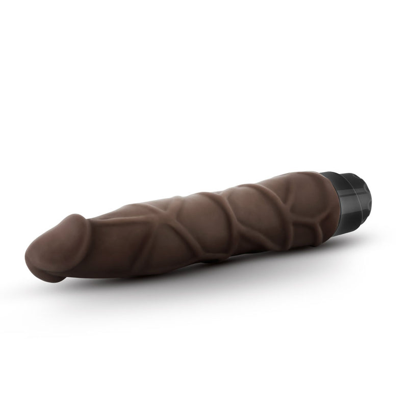 "Dr. Skin - Cock Vibe 1 - 9 Inch Vibrating Cock - Chocolate BL-10076"