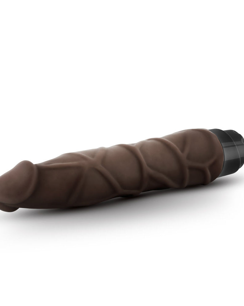 "Dr. Skin - Cock Vibe 1 - 9 Inch Vibrating Cock - Chocolate BL-10076"