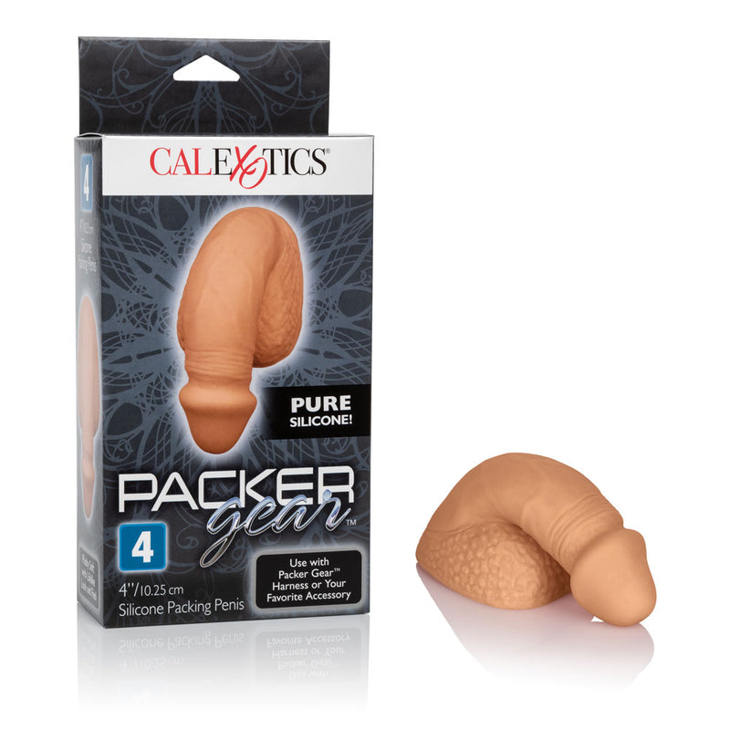 "Packer Gear 4 Inch Silicone Packing Penis - Tan SE1580253"