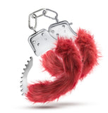 Temptasia - Plush Fur Cuffs - Burgundy