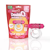 Screaming O 4t - Double O 6 Super Powered Vibrating Double Ring - Strawberry