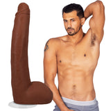 Signature Cocks - Alex Jones 11 Inch Cock With Removable Vac-U-Lock Suction Cup - Caramel