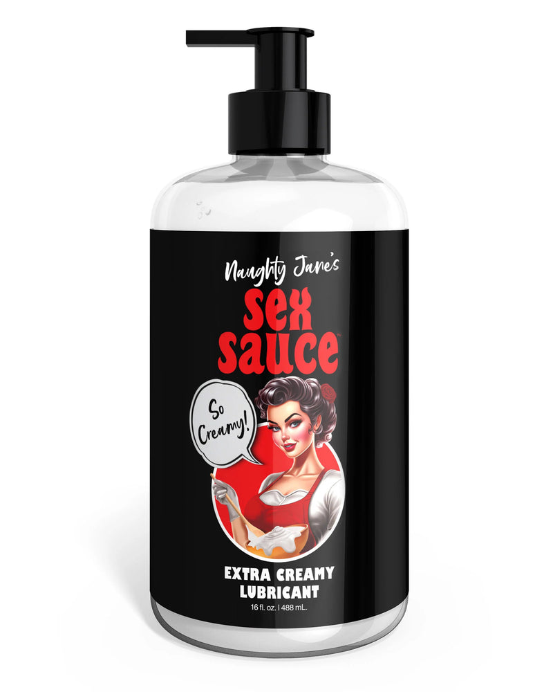 Naughty Jane's Sex Sauce Extra Creamy Lubricant 16 Oz