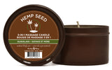 "Hemp Seed 3-in-1 Massage Candle - Guavalava - 6 Oz. EB-HSC068"