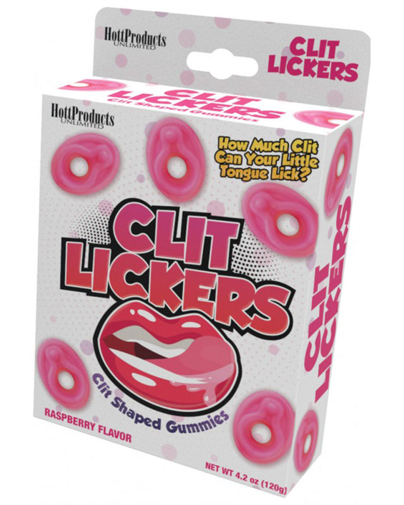 "Clit Lickers Gummies Raspberry Flavors 4.2oz HTP3317"