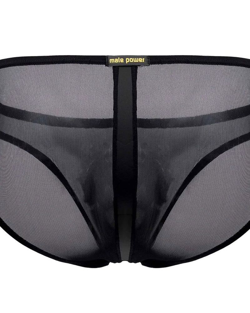 Landing Strip Bikini Brief - XL - Black