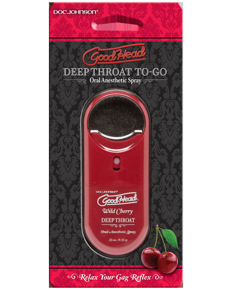 Goodhead to Go Deep Throat Spray - Wild Cherry